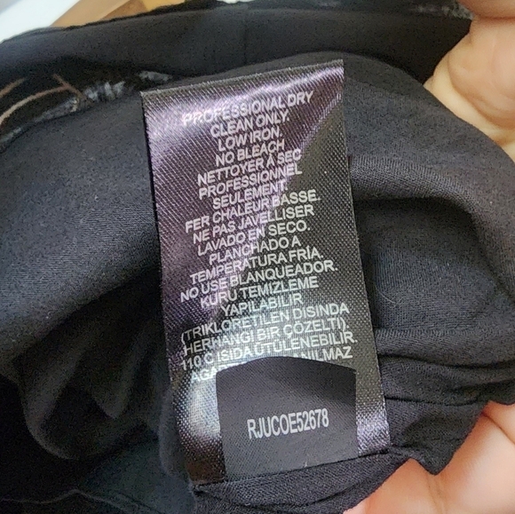 TIBI Embroidered Black White Midi Skirt - Picture 9 of 10